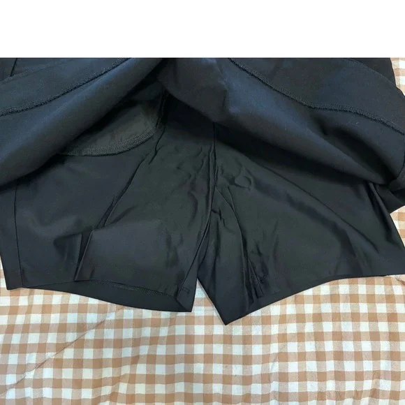 S.C. & CO Womens Black Active Skort Size M Stretch Pull On Tennis Golf Skort - Picture 3 of 5